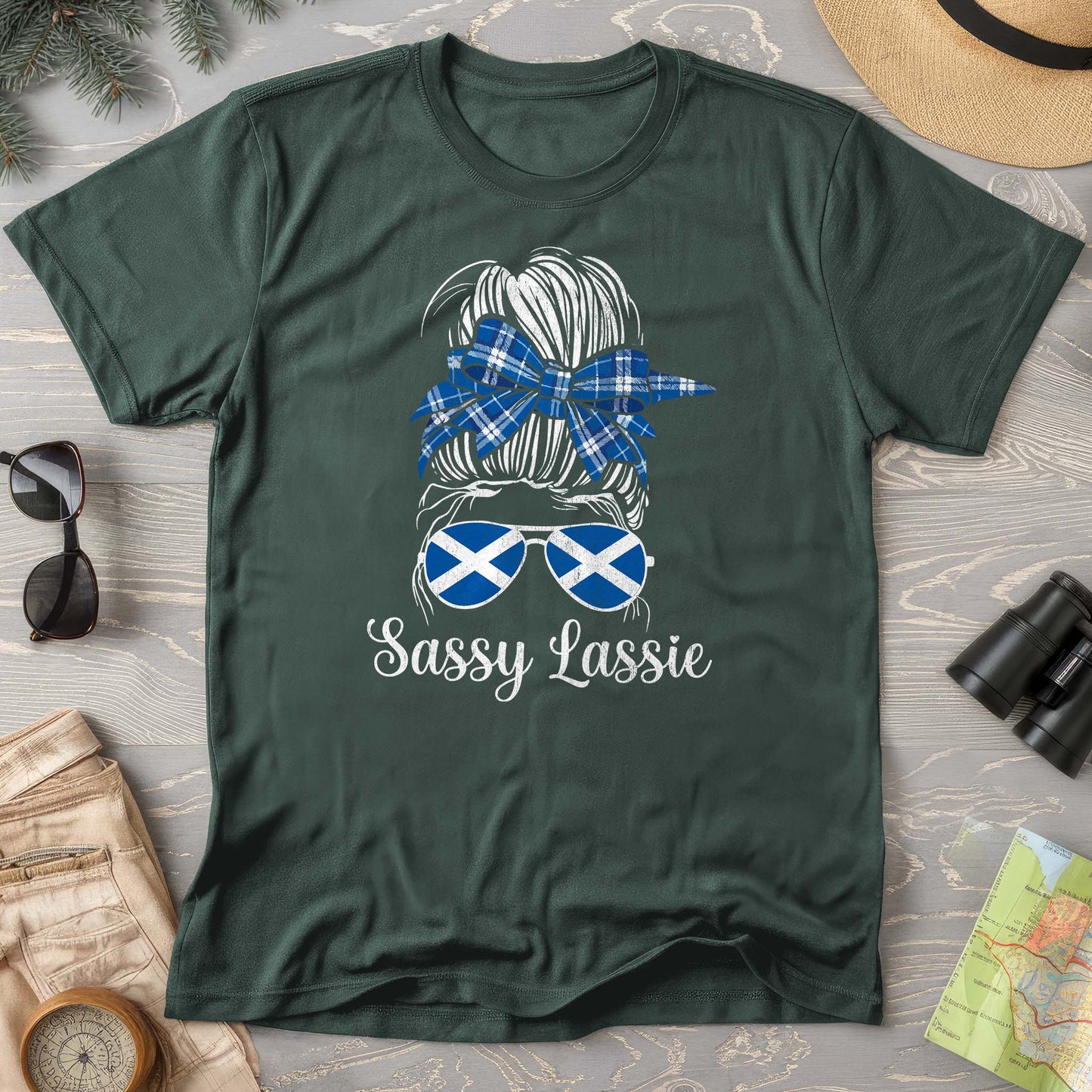 Scottish Sassy Lassy T-shirt