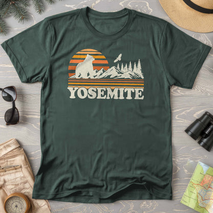 Yosemite Retro Sunset Comfort Colors T-Shirt