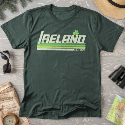 Ireland Retro Stripe Comfort Colors T-Shirt