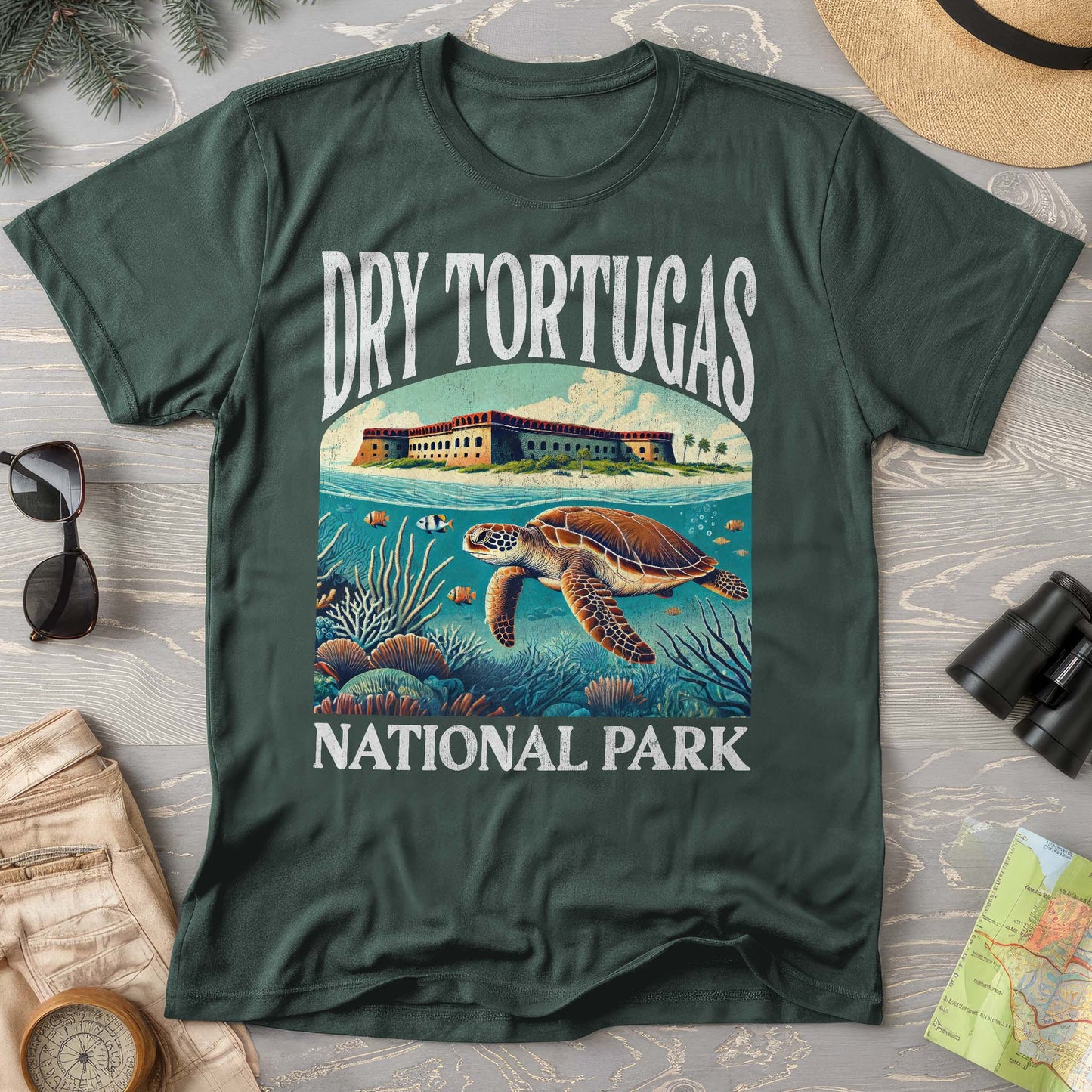 Dry Tortugas National Park "Big and Bold" Comfort Colors T-Shirt