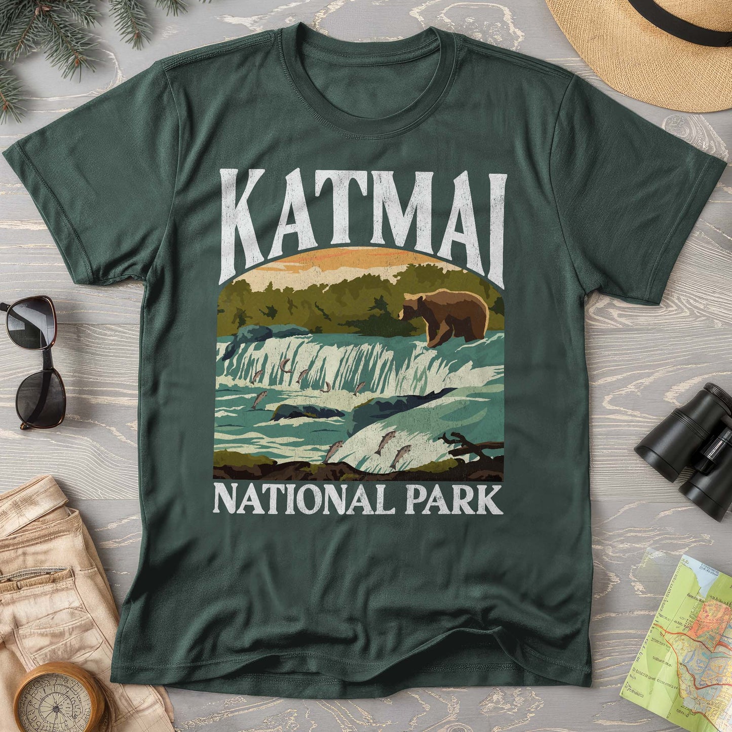 Katmai National Park "Big and Bold" Comfort Colors T-Shirt