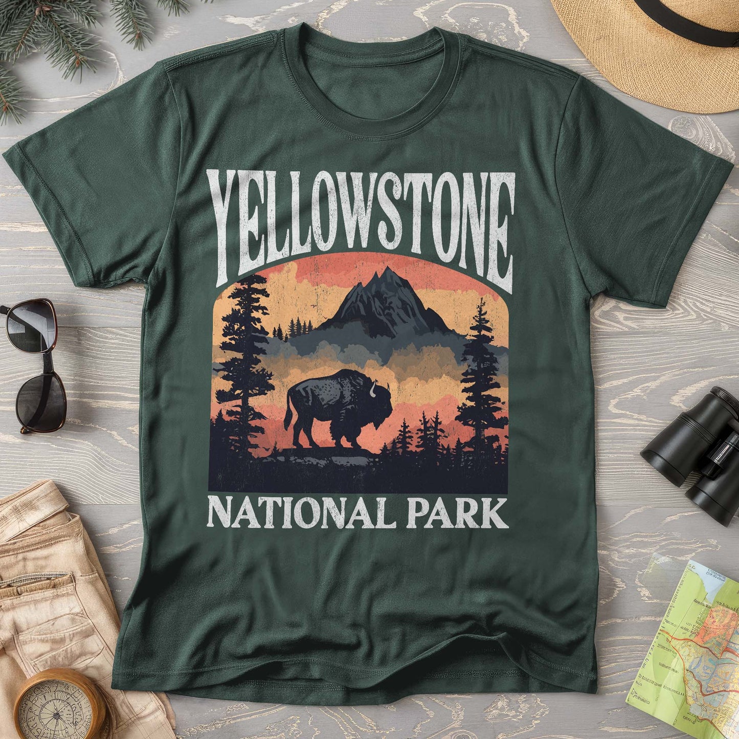 Yellowstone National Park "Big and Bold" Comfort Colors T-Shirt