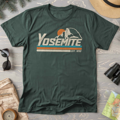 Yosemite Retro Stripe Comfort Colors T-Shirt