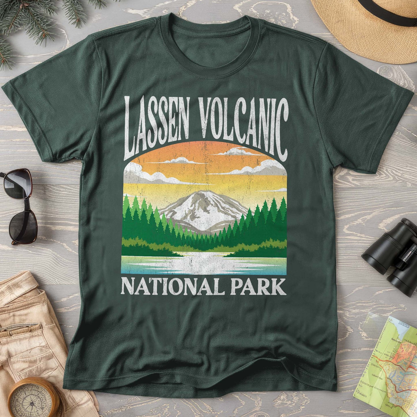 Lassen Volcanic National Park "Big and Bold" Comfort Colors T-Shirt