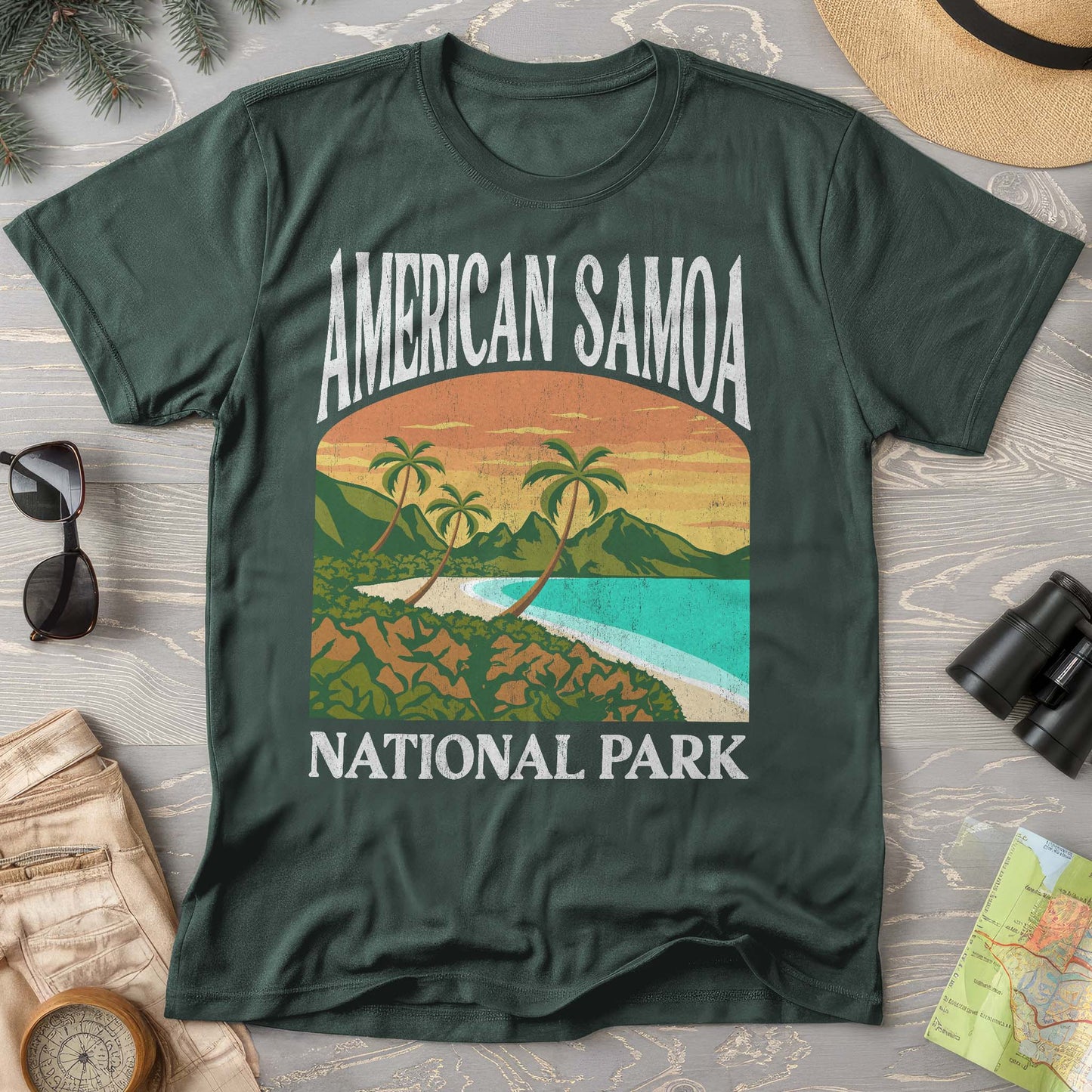 National Park of American Samoa "Big and Bold" Comfort Colors T-Shirt