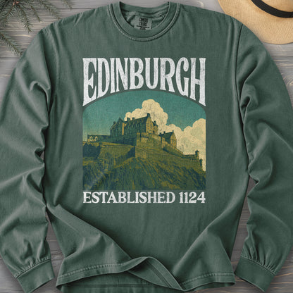 Edinburgh Scotland "Big and Bold" Long Sleeve Shirt
