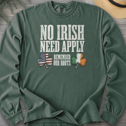 No Irish Need Apply Long Sleeve Shirt