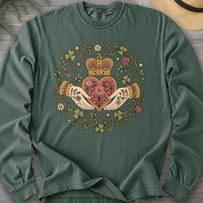 Claddagh Florals Long Sleeve Shirt