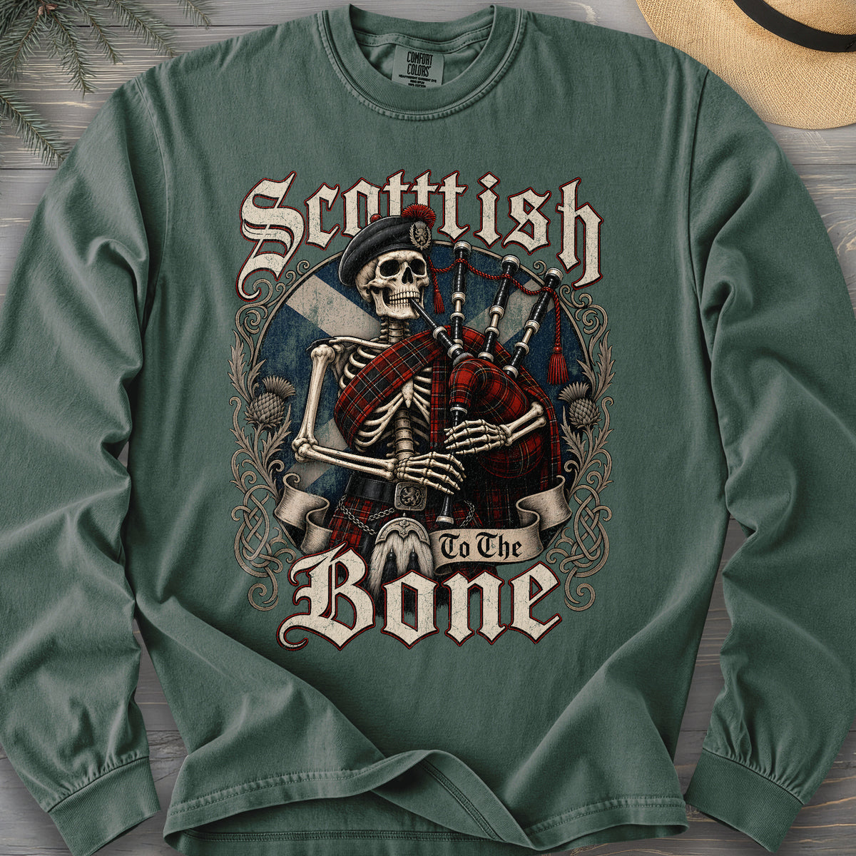 Scottish Boney Piper Long Sleeve Shirt