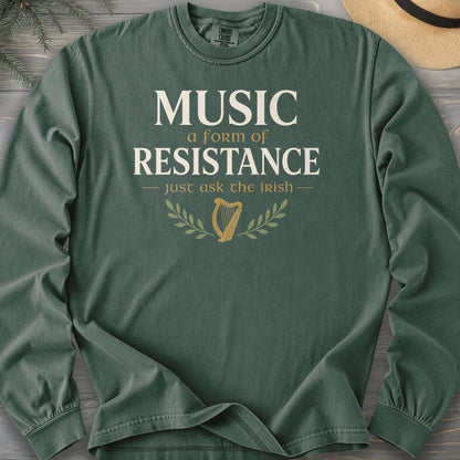 Music Resistance Irish Long Sleeve Shirt