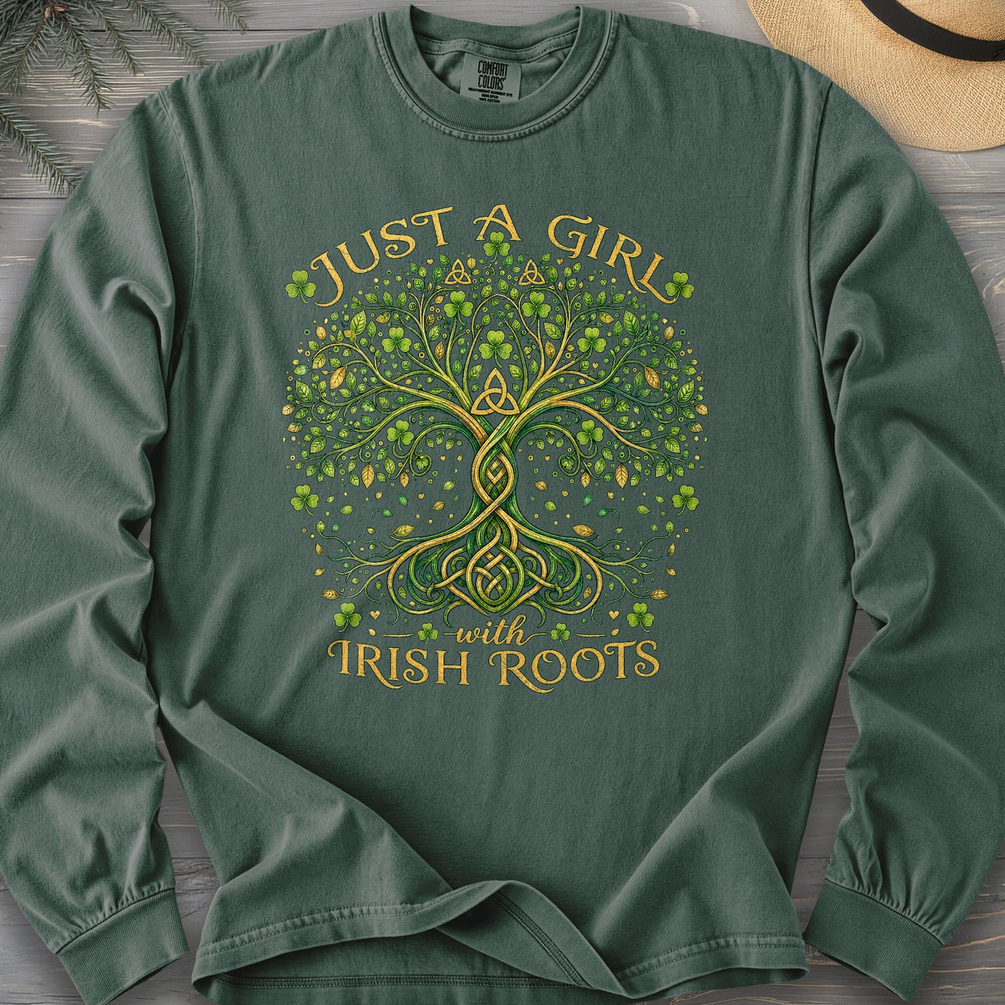 Irish Roots Girl Long Sleeve Shirt