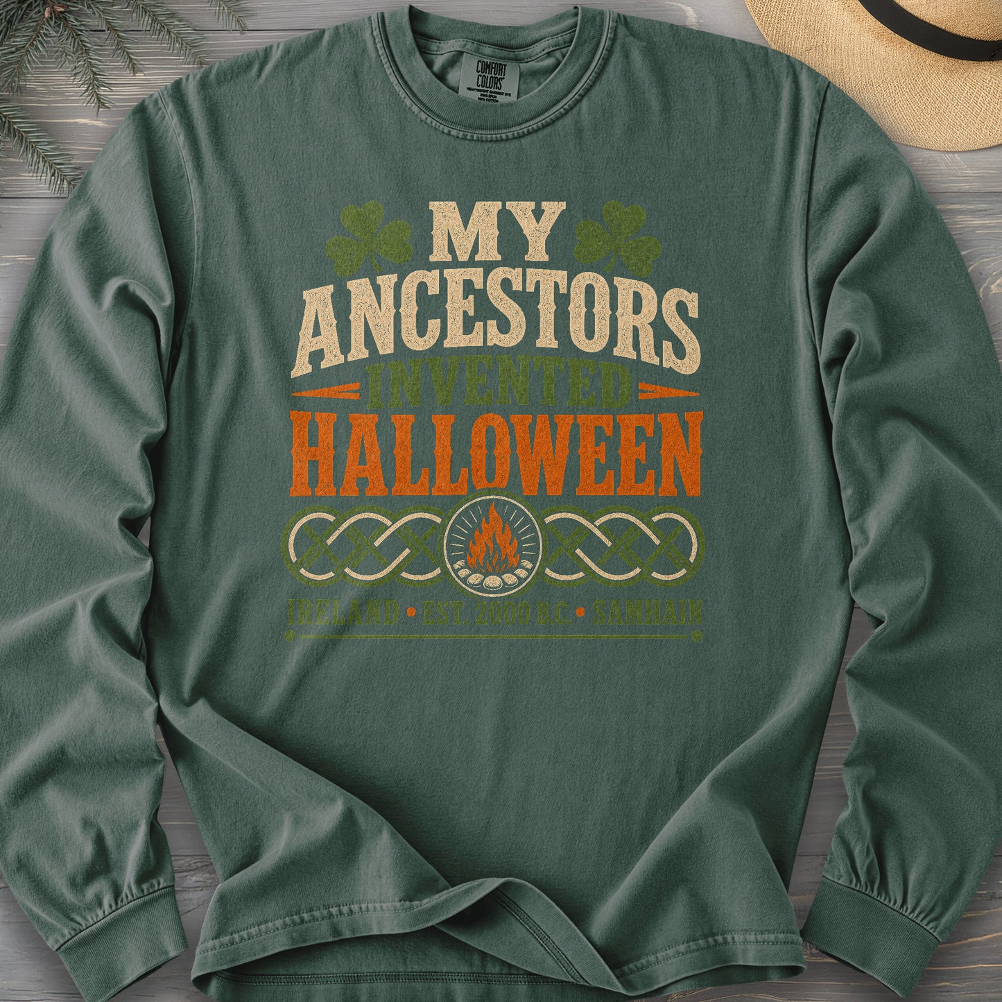 Irish Ancestors Halloween Long Sleeve Shirt