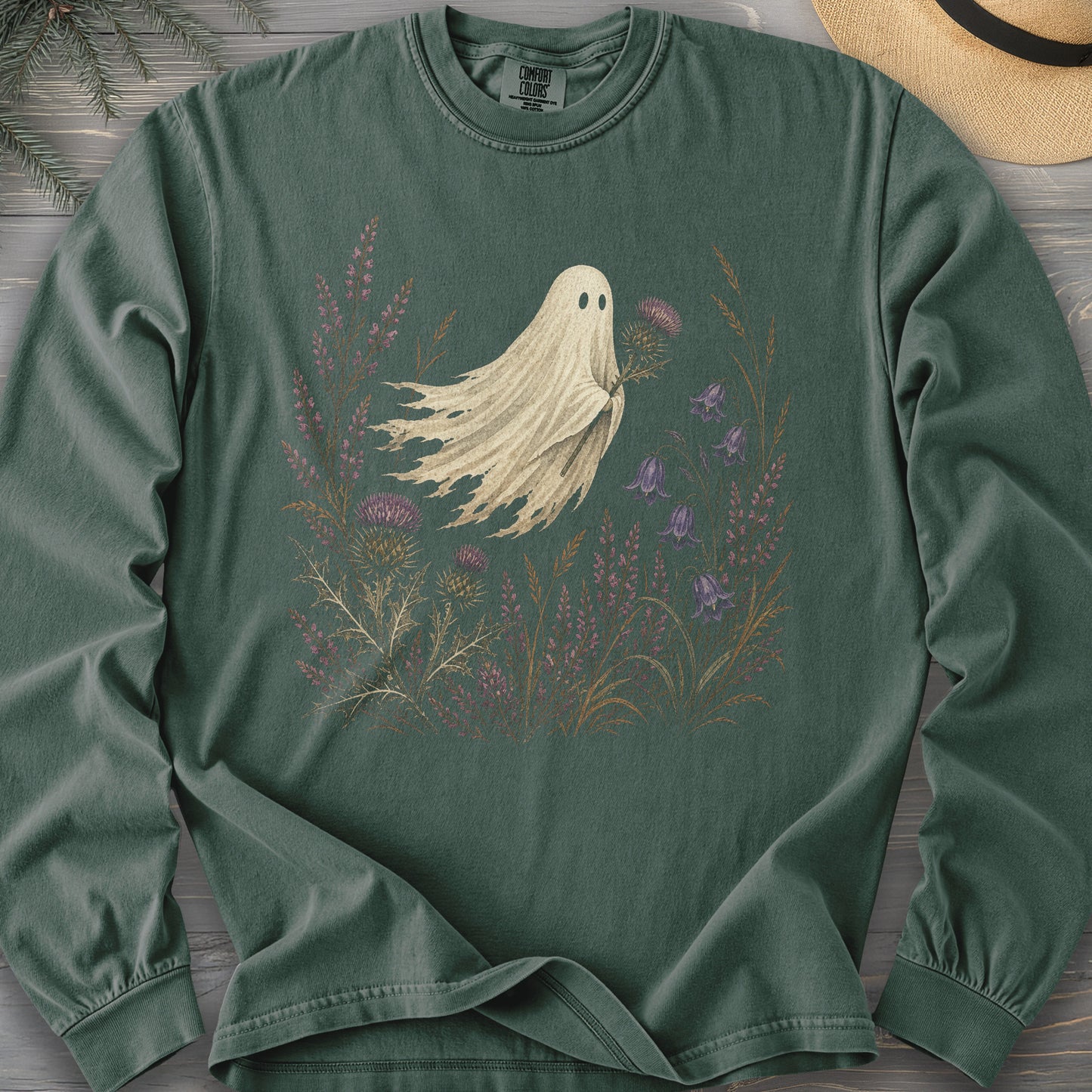Thistle Ghost Florals Long Sleeve Shirt