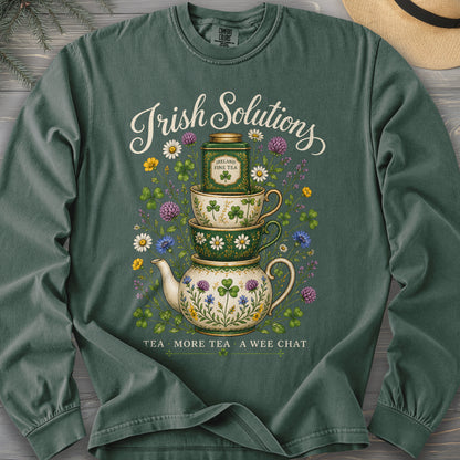 Irish Solutions Tea Cups Long Sleeve Shirt