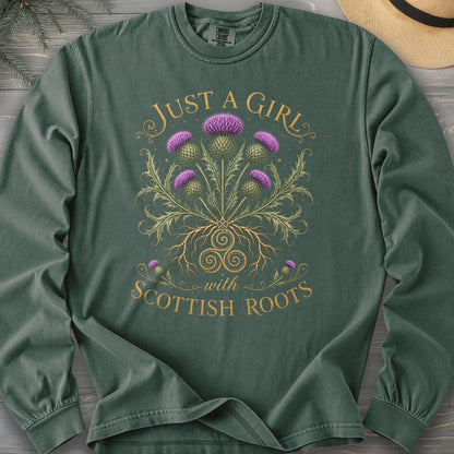 Scottish Roots Girl Long Sleeve Shirt