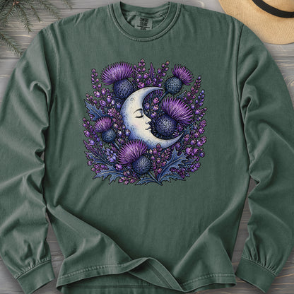 Botanical Moon Thistle Comfort Colors 6014 Long Sleeve