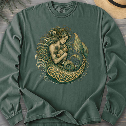 Celtic Mermaid Comfort Colors 6014 Long Sleeve