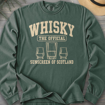 Whisky Scottish Sunscreen Comfort Colors 6014 Long Sleeve