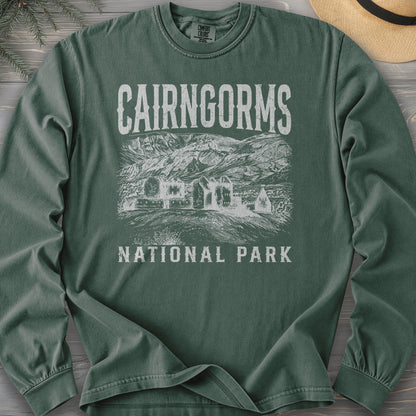 Cairngorms National Park Sketch Comfort Colors 6014 Long Sleeve