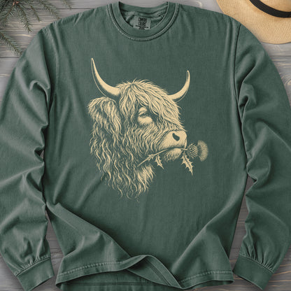 Coo wThistle Comfort Colors 6014 Long Sleeve