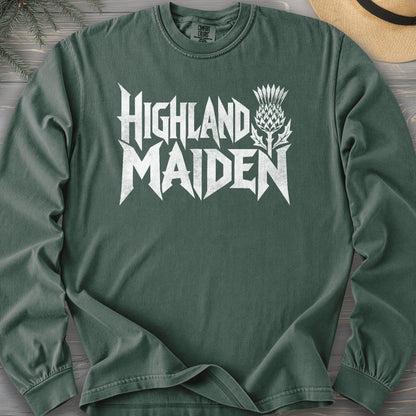 Highland Maiden Thistle Comfort Colors 6014 Long Sleeve