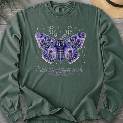 Wha Daur Meddle Wi' Me Comfort Colors 6014 Long Sleeve