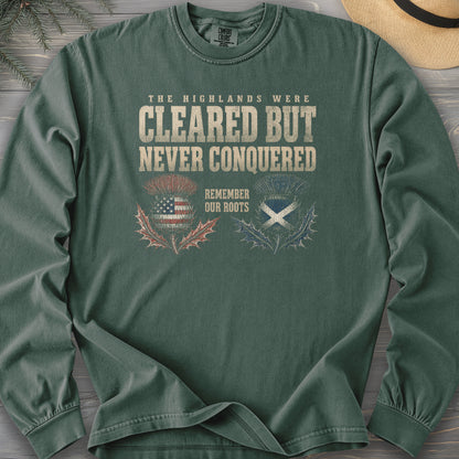Highlands Were Cleared Comfort Colors 6014 Long Sleeve