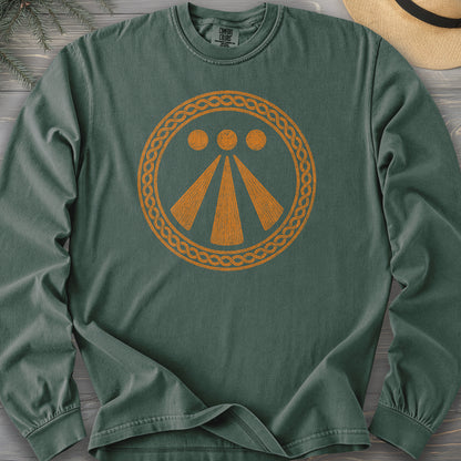 Awen Celtic Knot Comfort Colors 6014 Long Sleeve