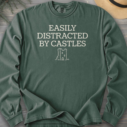 Distracted By Castles Comfort Colors 6014 Long Sleeve