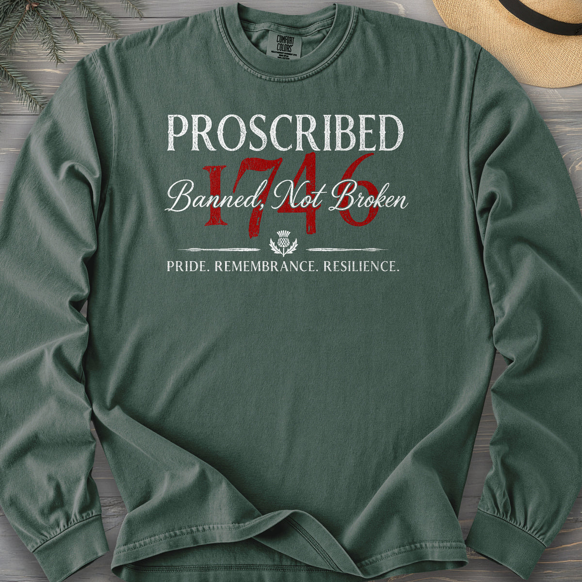 Banned Not Broken Comfort Colors 6014 Long Sleeve