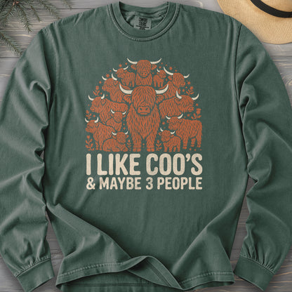 I Like Coos Comfort Colors 6014 Long Sleeve
