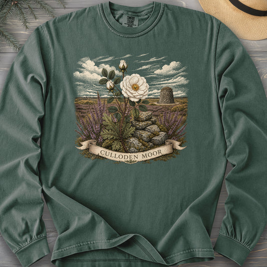 Culloden White Rose Long Sleeve Shirt