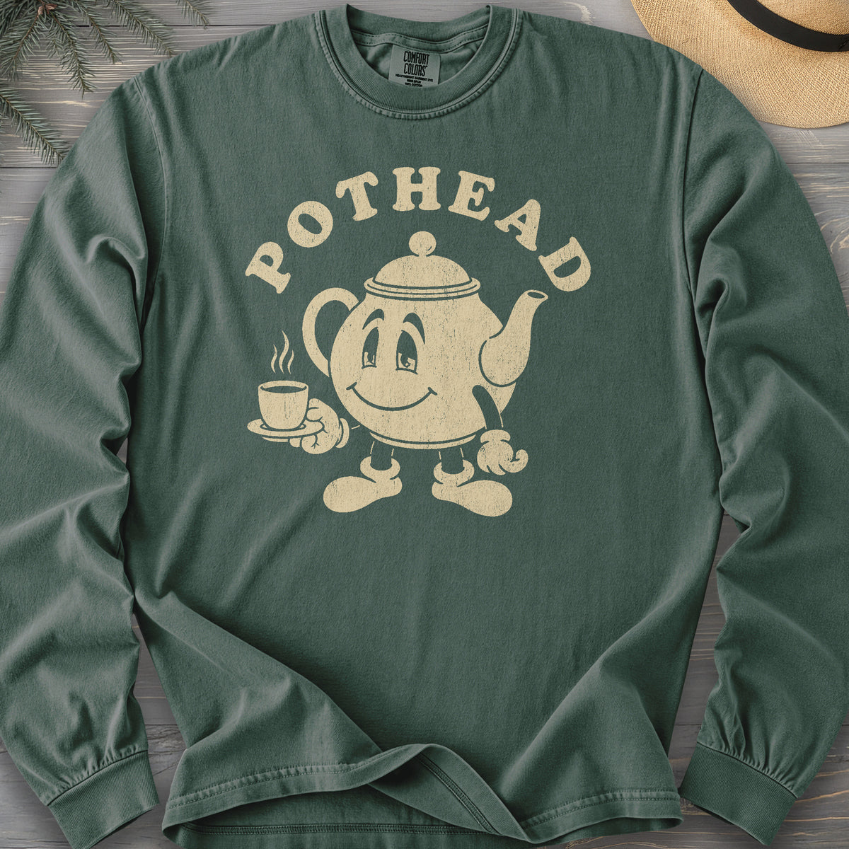 Pothead Teapot Long Sleeve Shirt