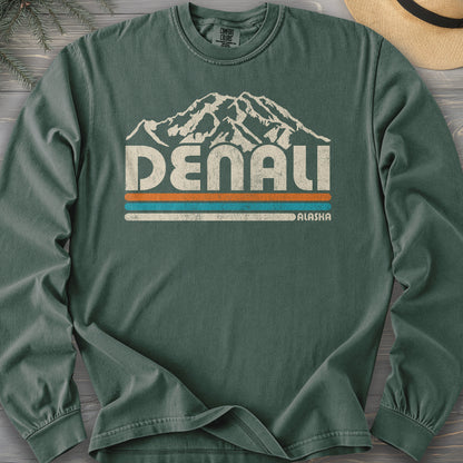 Denali Alaska Retro Stripe Long Sleeve Shirt