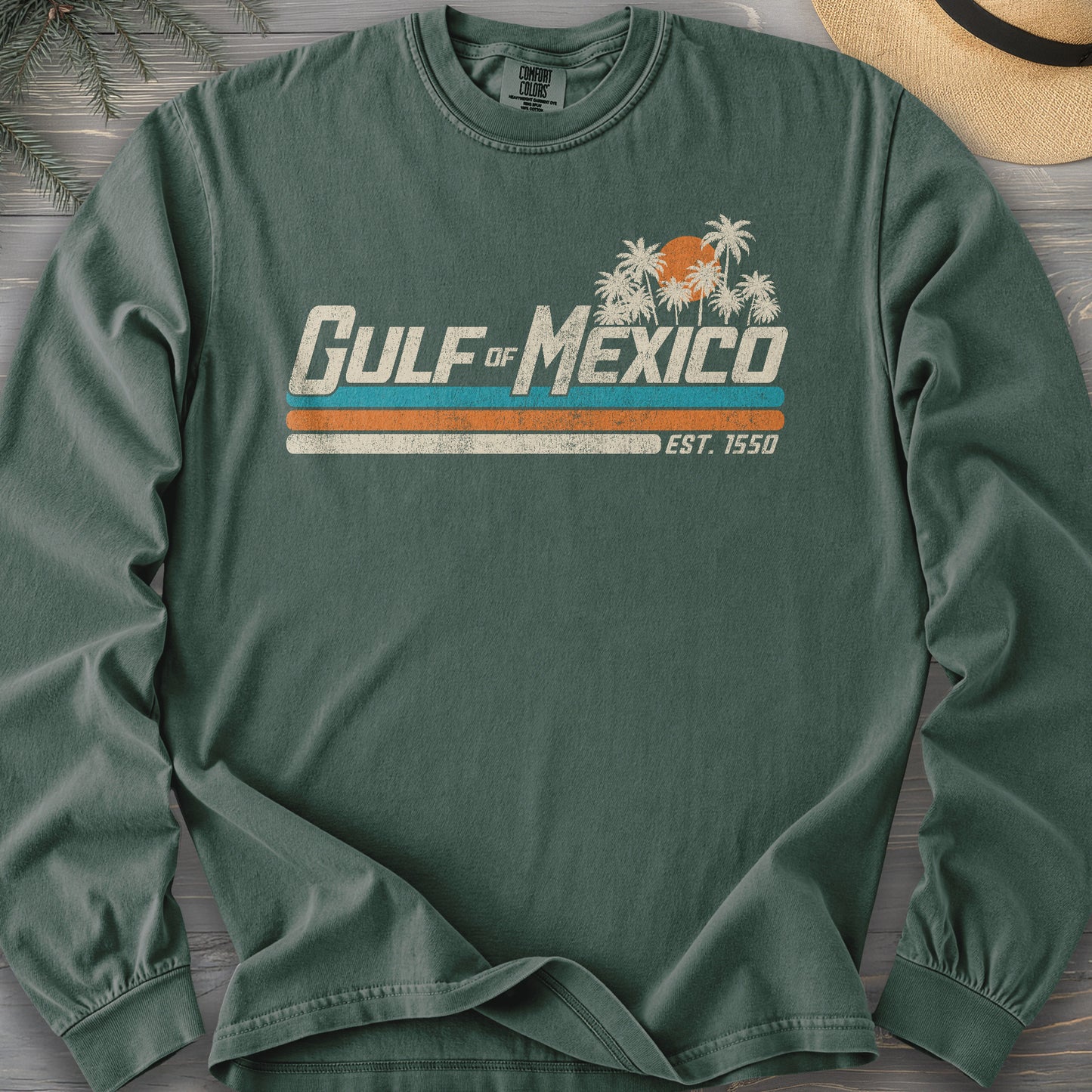 Gulf of Mexico Retro Stripe Long Sleeve Shirt