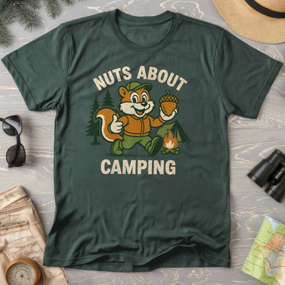 Nuts About Camping Comfort Colors T-Shirt