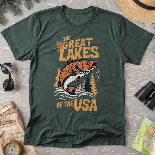 The Great Lakes of the USA Comfort Colors T-Shirt