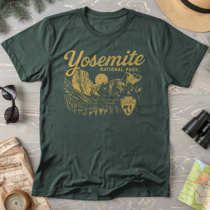 Yosemite National Park "Vintage Sketch" Comfort Colors T-Shirt