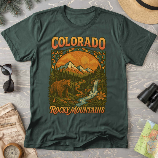 Colorado Rocky Mountains "Adobe" Comfort Colors T-Shirt