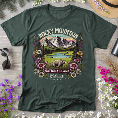 Rocky Mountain National Park "Wildflower" Comfort Colors T-Shirt