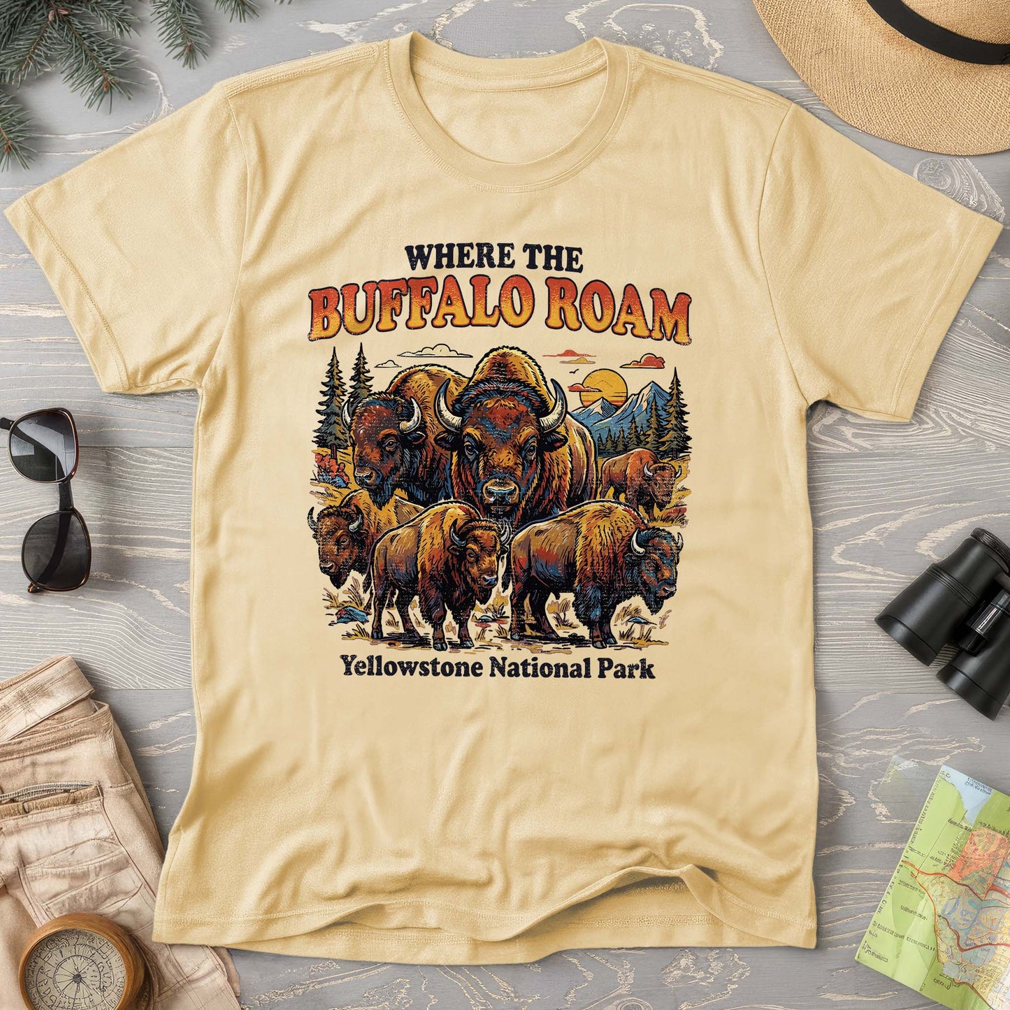 Where the Buffalo Roam T-Shirt