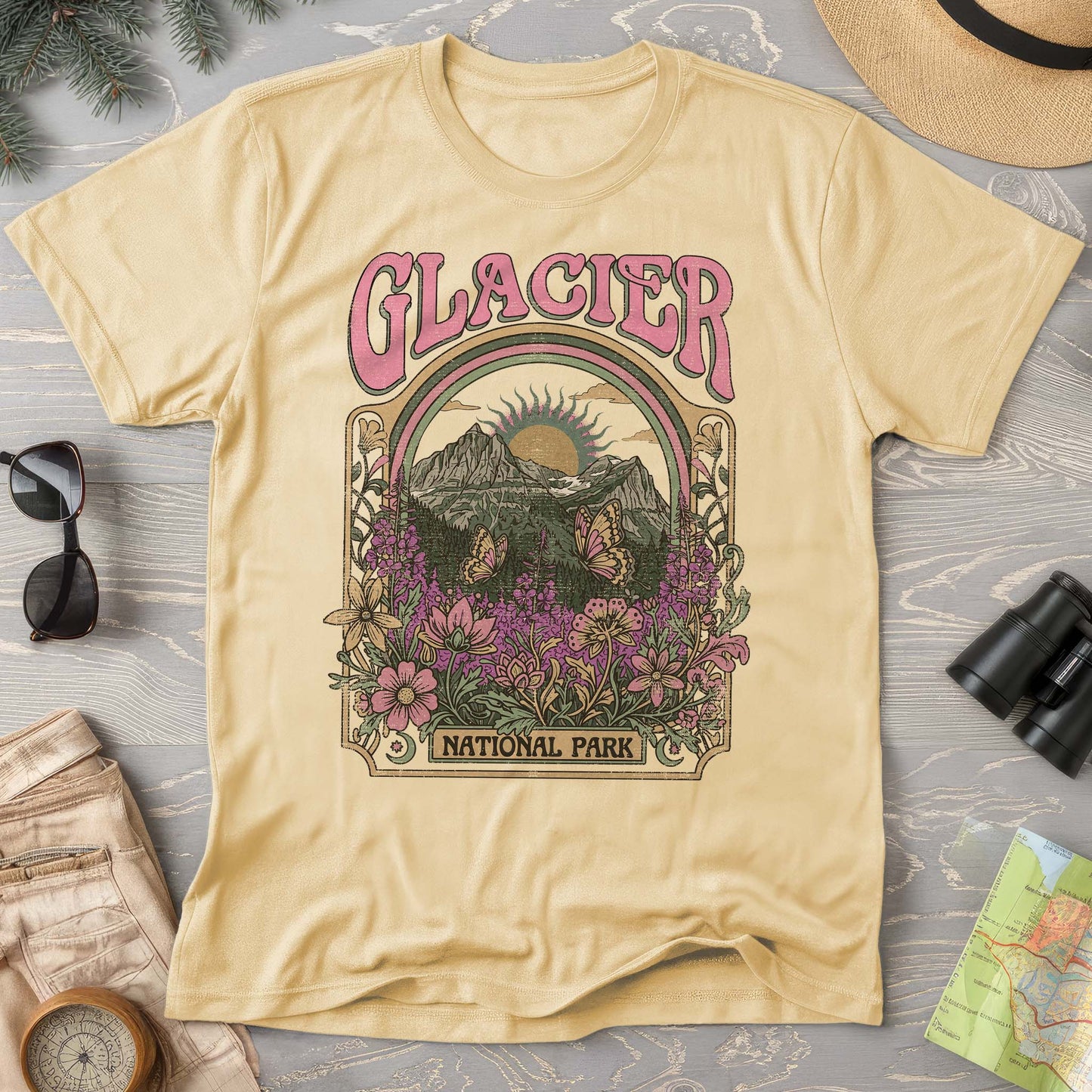 Glacier Butterfly T-Shirt