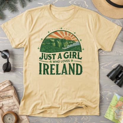Just a Girl Who Loves Ireland T-Shirt