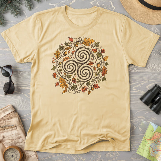 Celtic Autumn Spiral T-Shirt