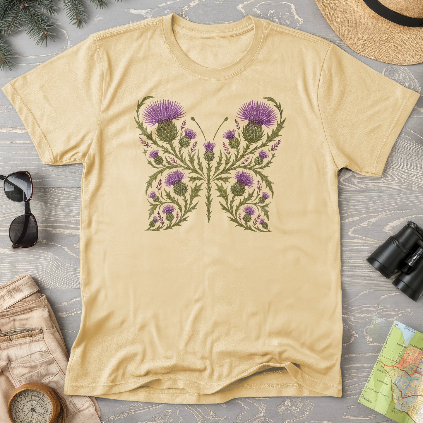 Thistle Butterfly 2 T-Shirt