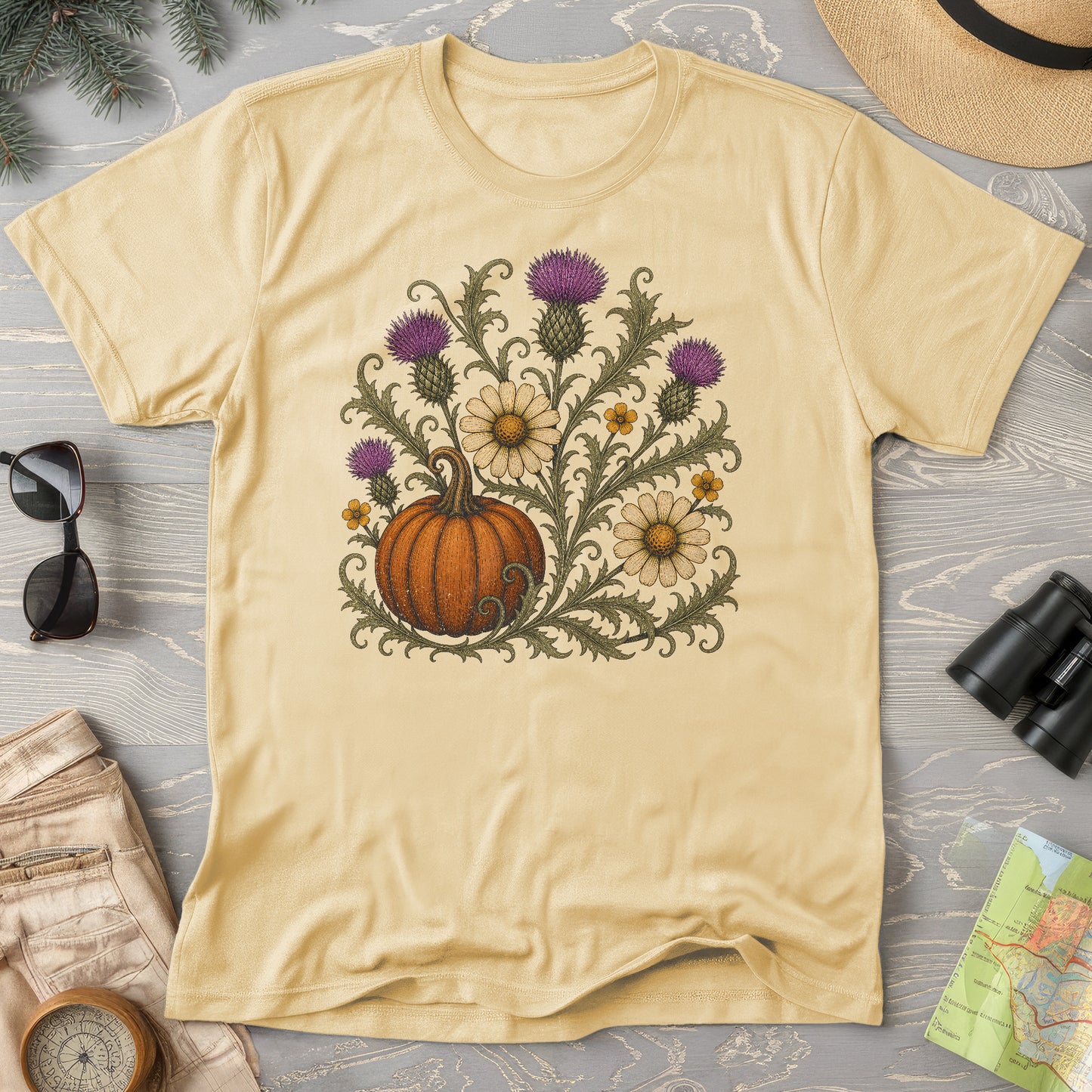 Pumpkin Thistles T-Shirt