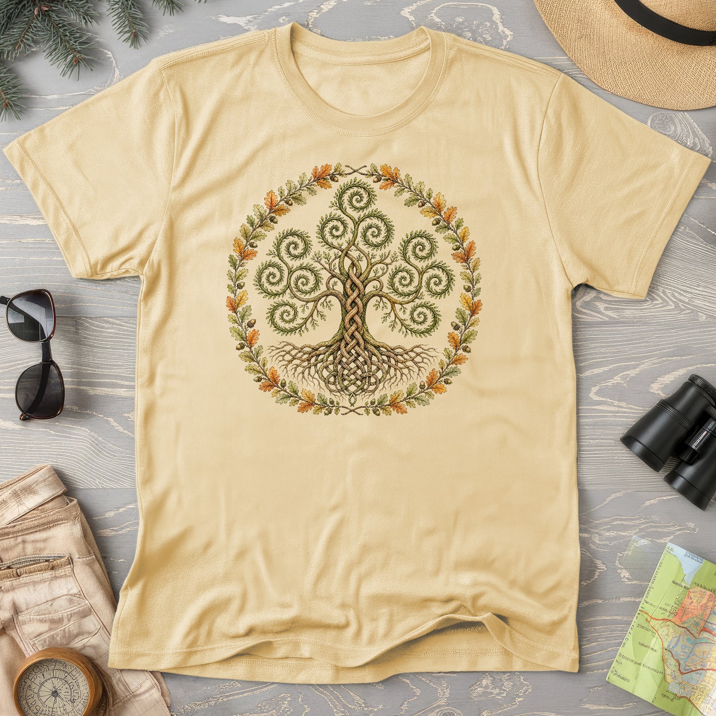 Triskele Tree Of Life T-Shirt