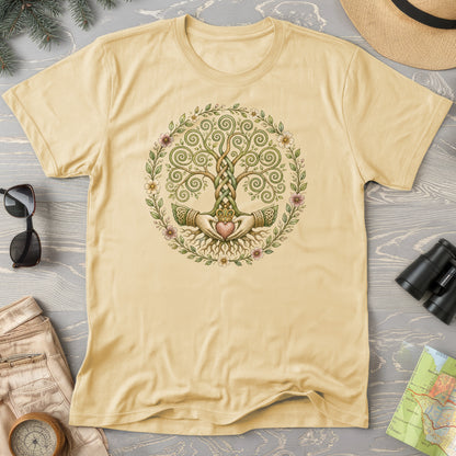 Claddagh Triskele Tree T-Shirt