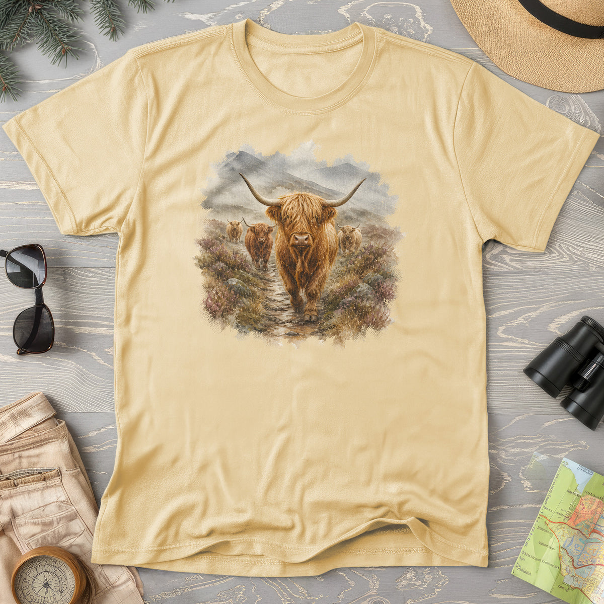 Watercolor Coos T-Shirt