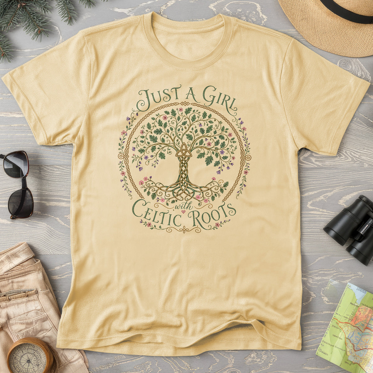 Just A Girl Celtic T-Shirt